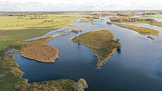 Aufnahme einer Drohne von der Unteren Havel